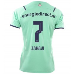 Camisola PSV Eindhoven Eran Zahavi 7 Equipamento Terceiro 2021-2022 Manga Curta